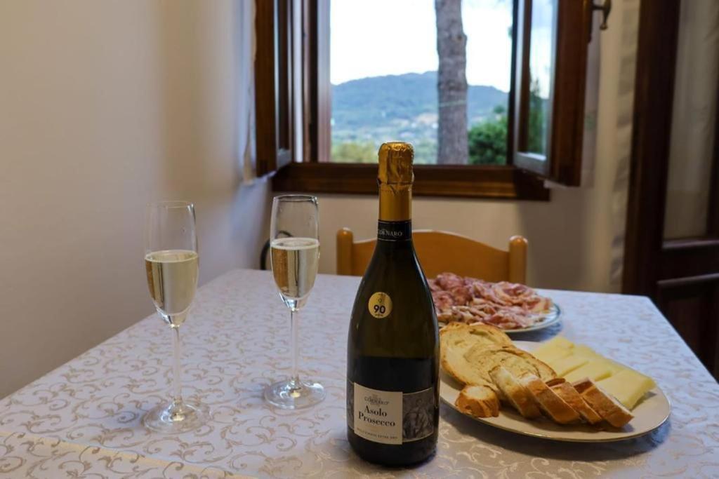 Tenuta Da Mose Con Vista Sui Colli Asolani Monfumo Buitenkant foto